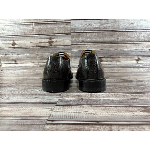 Allen Edmonds "TREVOR" Pebble Toe Derby Dress Shoe sz 9 D color Black Brand new - Picture 3 of 9